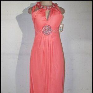 B. Darlin Women's Pink/Peach Dress Sz 6 NWT